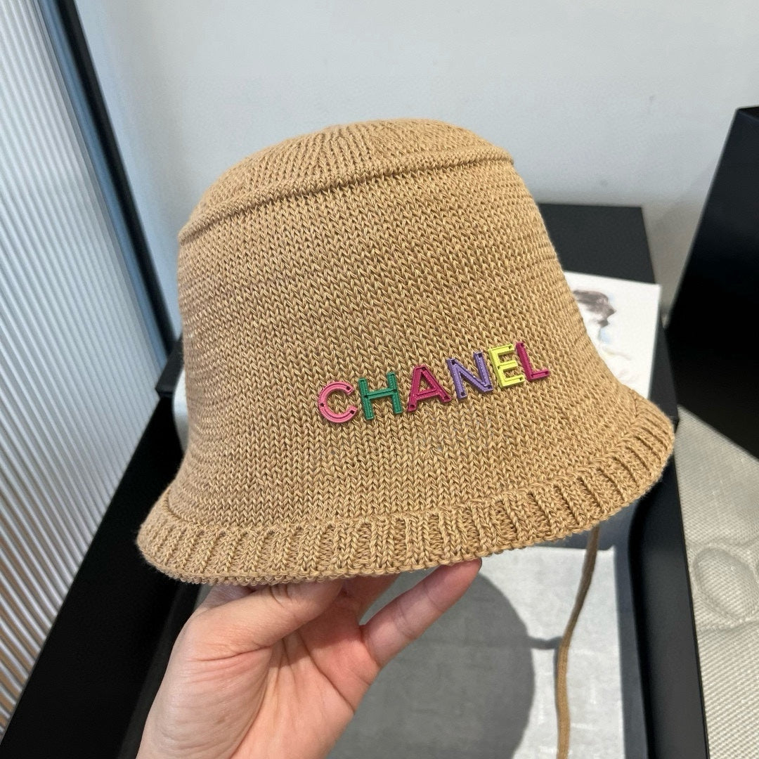 WOVEN BUCKET HAT BROWN 673997