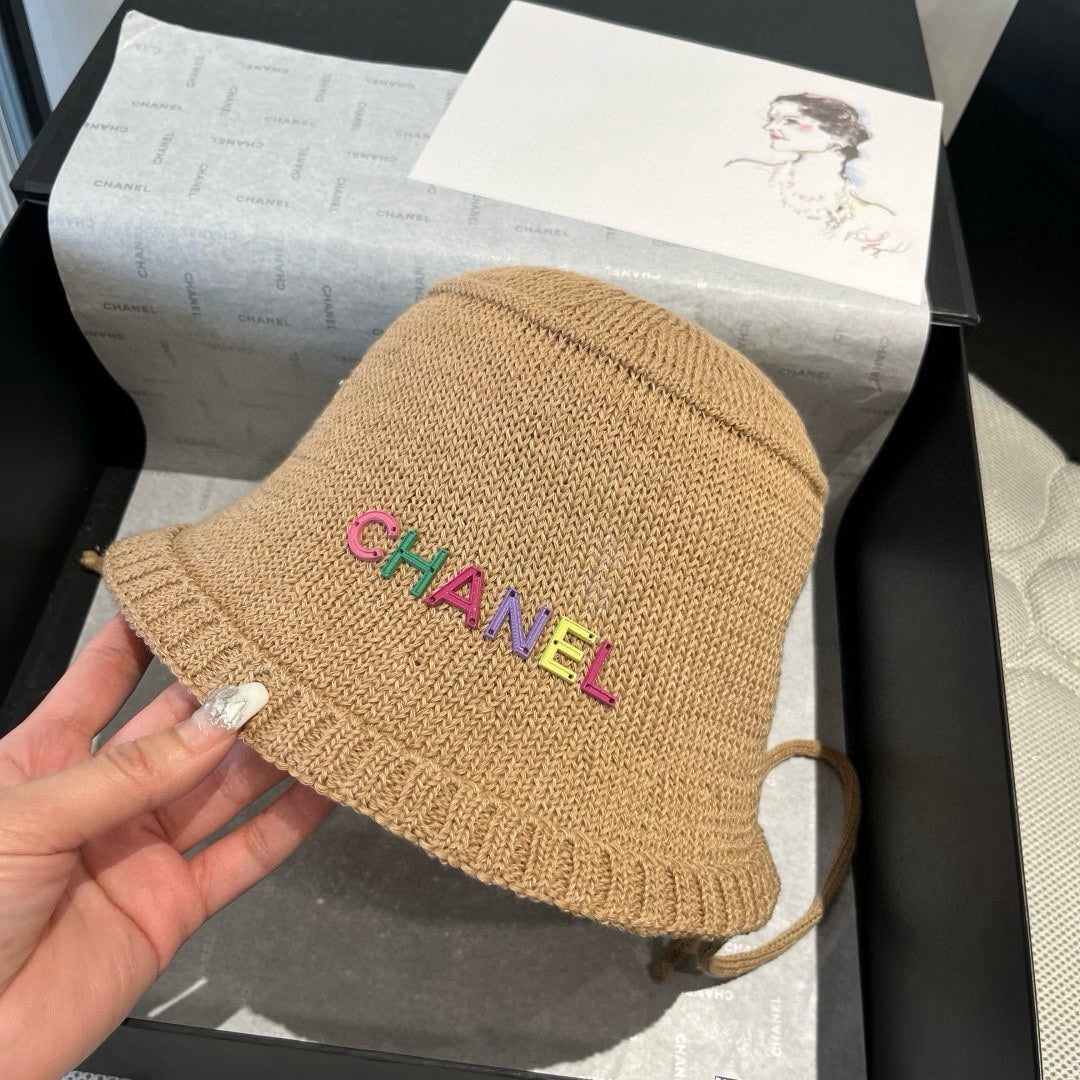 WOVEN BUCKET HAT BROWN 673997