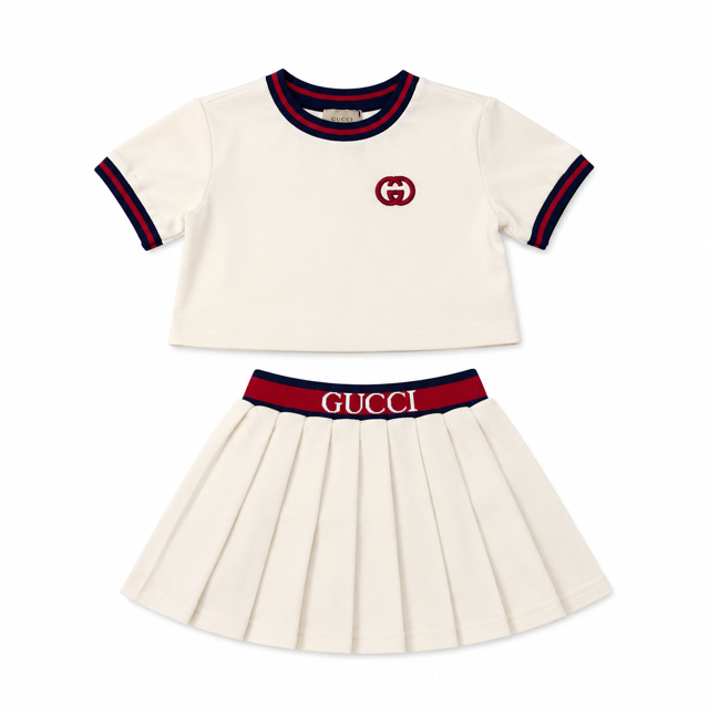 GUCCI SKIRT AND T-SHIRT