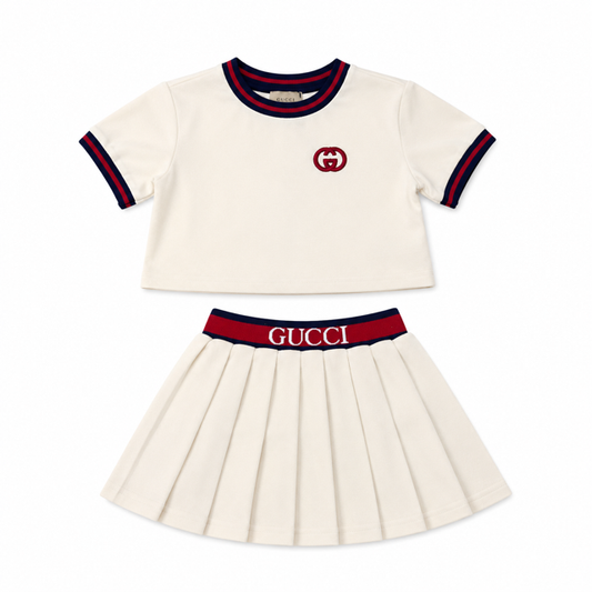 GUCCI SKIRT AND T-SHIRT