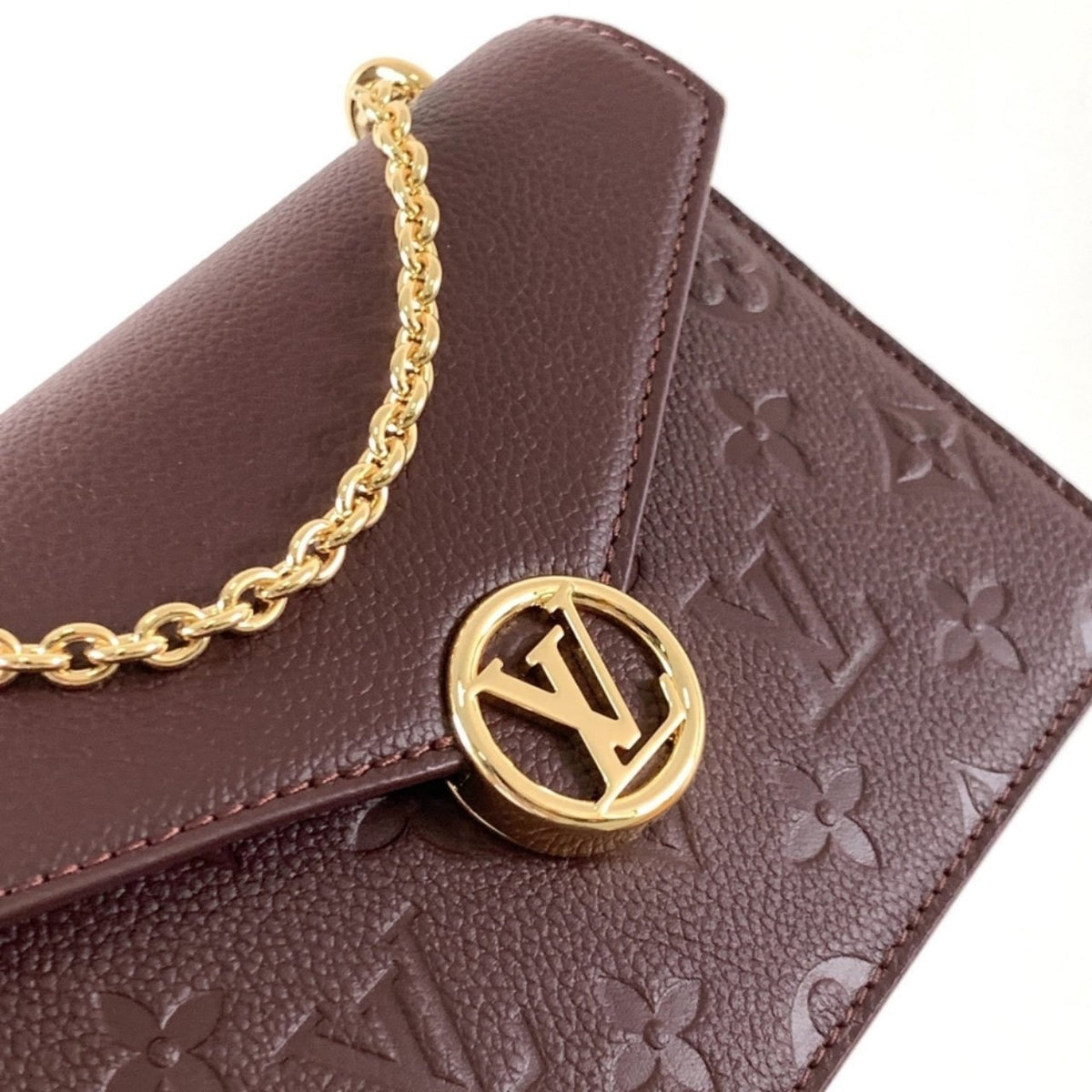 Super Vip 1:1 – Louis Vuitton Wallet On Chain Rosy Grenat Red 19Cm M25814