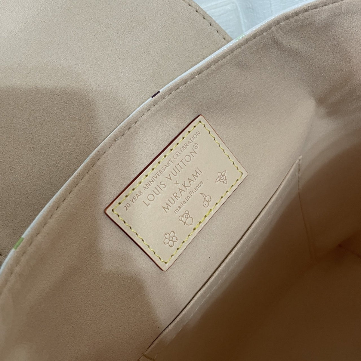 Super Vip 1:1 –  Louis Vuitton x Murakami Venice Backpack Multicolored White 20Cm M13081
