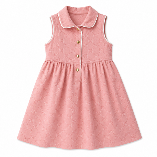 GUCCI GIRL DRESS IN PINK COLOR