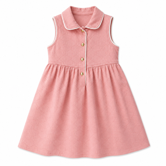 GUCCI GIRL DRESS IN PINK COLOR