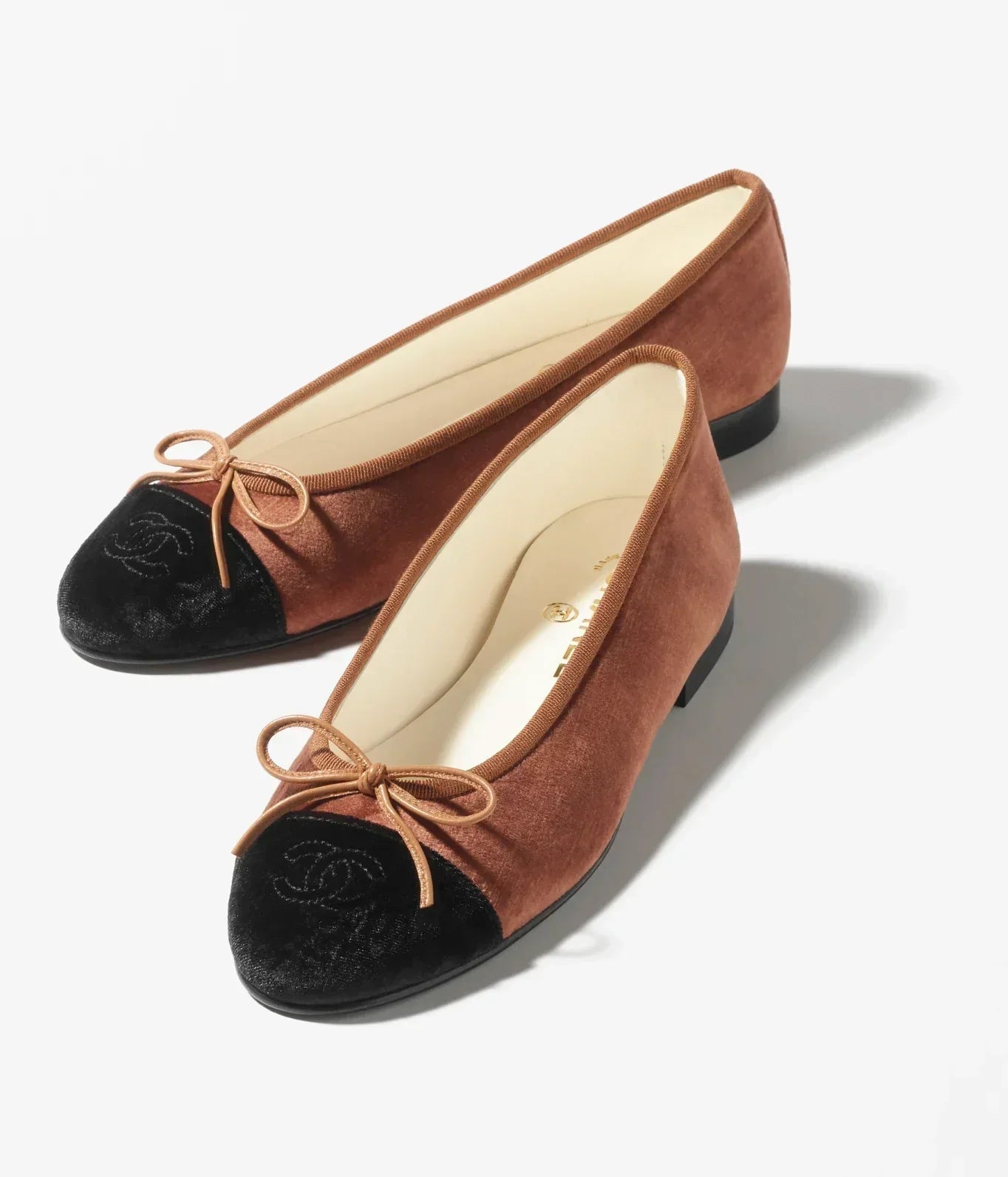 ballet flats Brown Black Velvet - 35