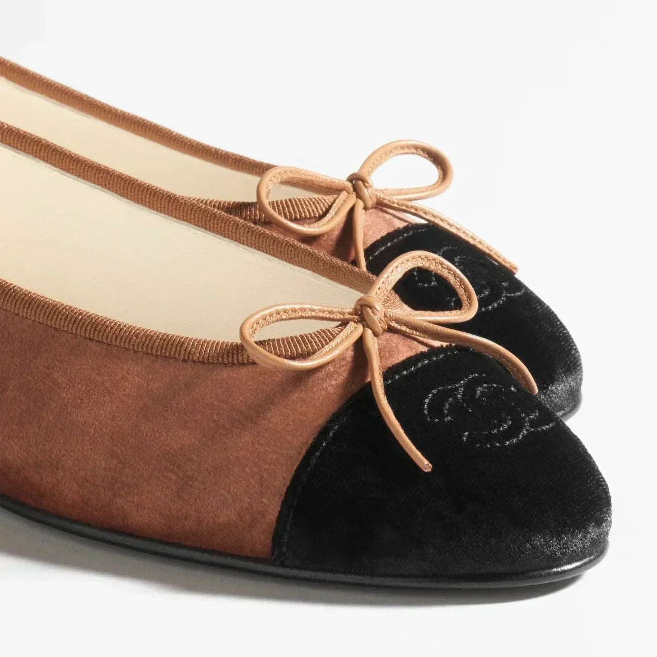 ballet flats Brown Black Velvet - 35