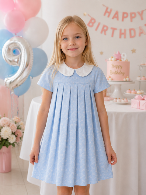 GUCCI GIRL DRESS IN BLUE