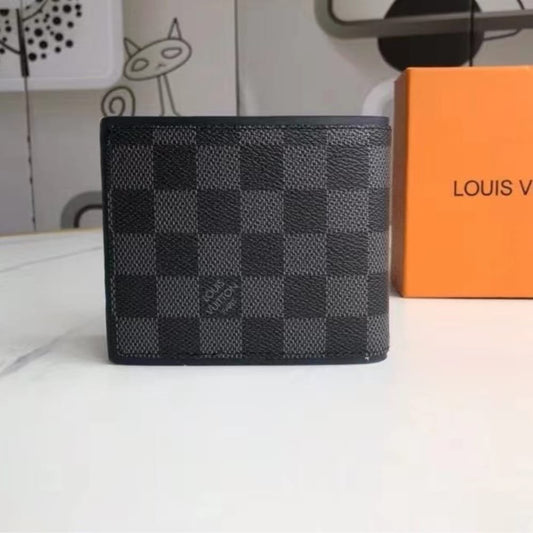 Louis Vuitton Multiple Wallet Navy Blue 11cm N63260