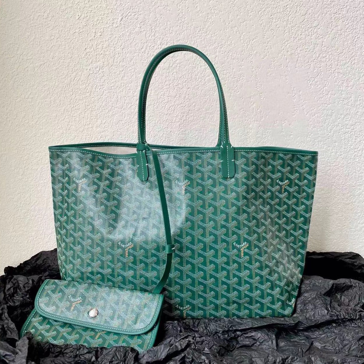SAINT LOUIS GM 40CM GREEN CANVAS - 40cm x 34cm x 20cm
