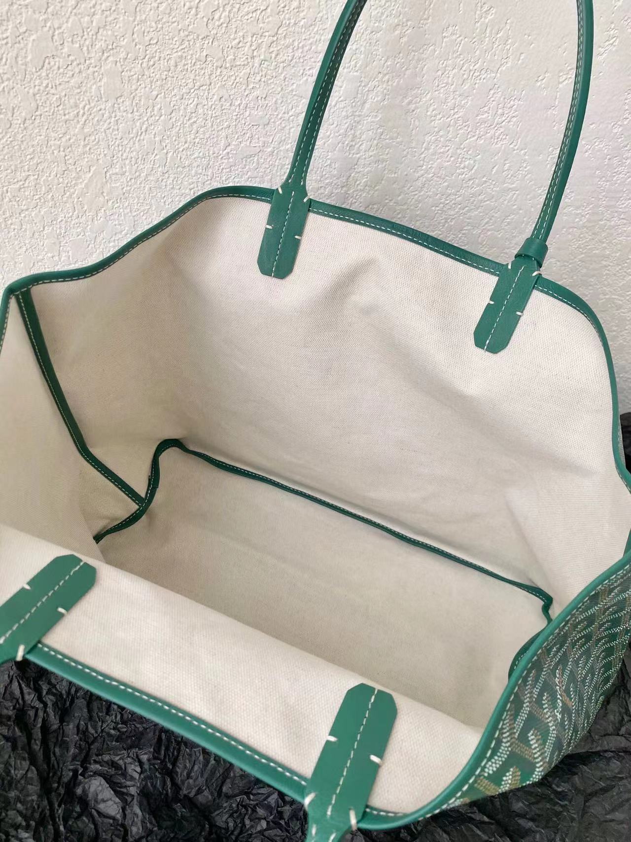 SAINT LOUIS GM 40CM GREEN CANVAS - 40cm x 34cm x 20cm