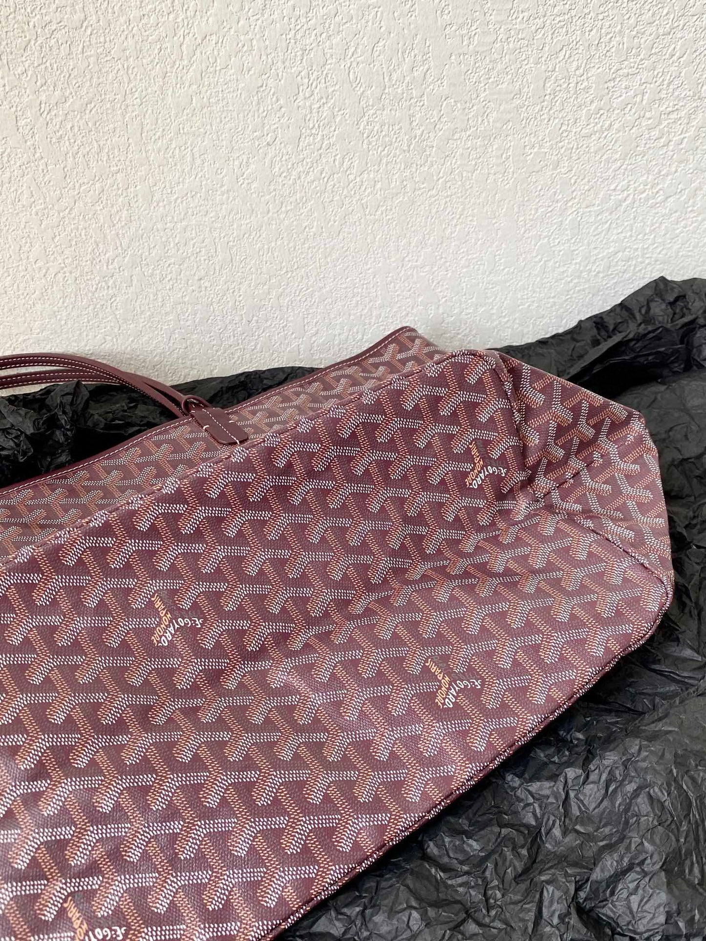 SAINT LOUIS GM 40CM BURGUNDY CANVAS - 40cm x 34cm x 20cm