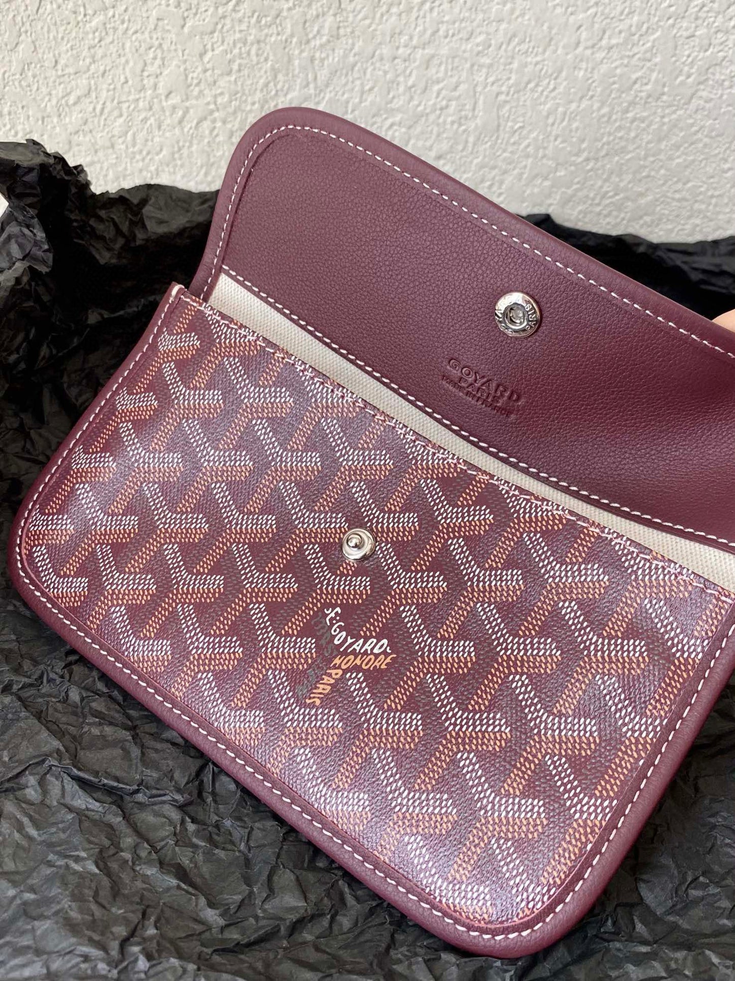 SAINT LOUIS GM 40CM BURGUNDY CANVAS - 40cm x 34cm x 20cm
