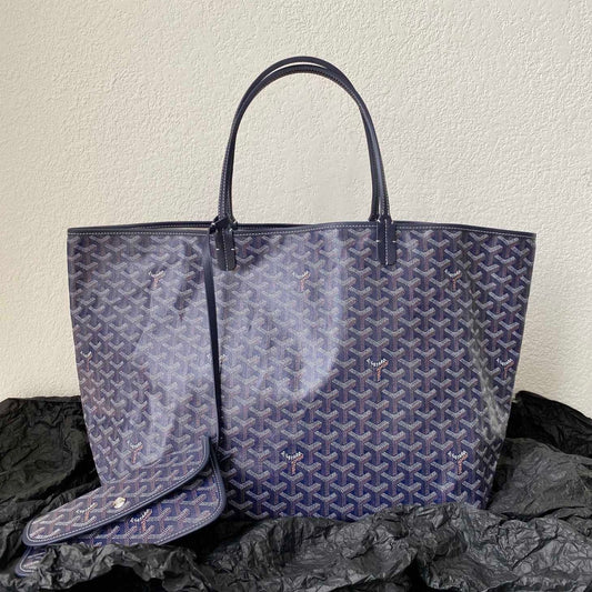 SAINT LOUIS GM 40CM NAVY BLUE CANVAS - 40cm x 34cm x 20cm