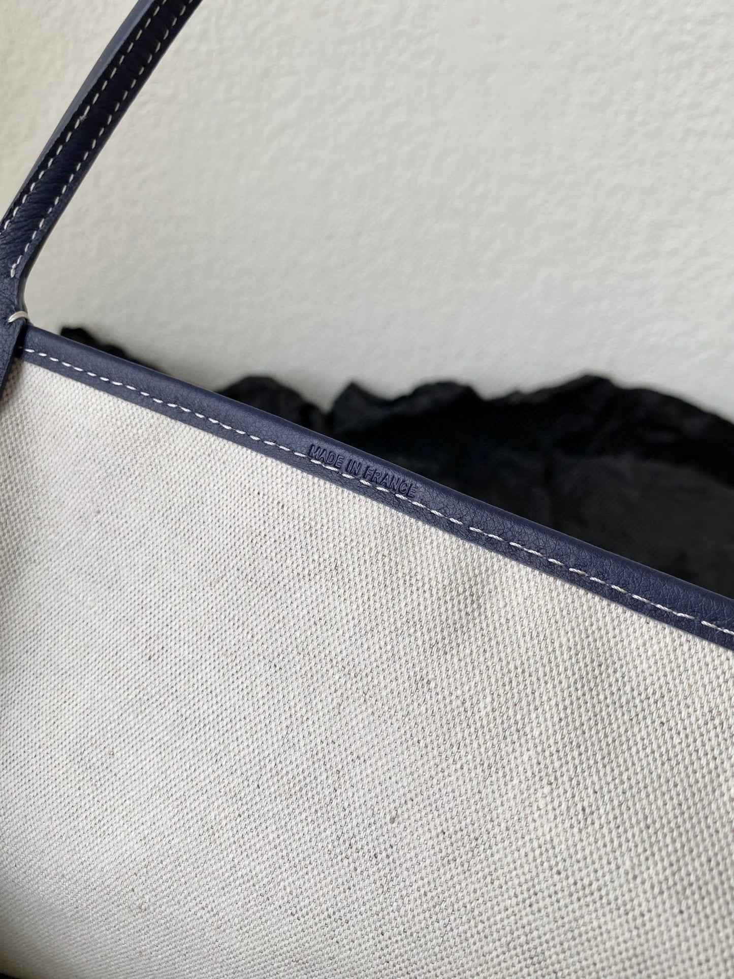 SAINT LOUIS GM 40CM NAVY BLUE CANVAS - 40cm x 34cm x 20cm
