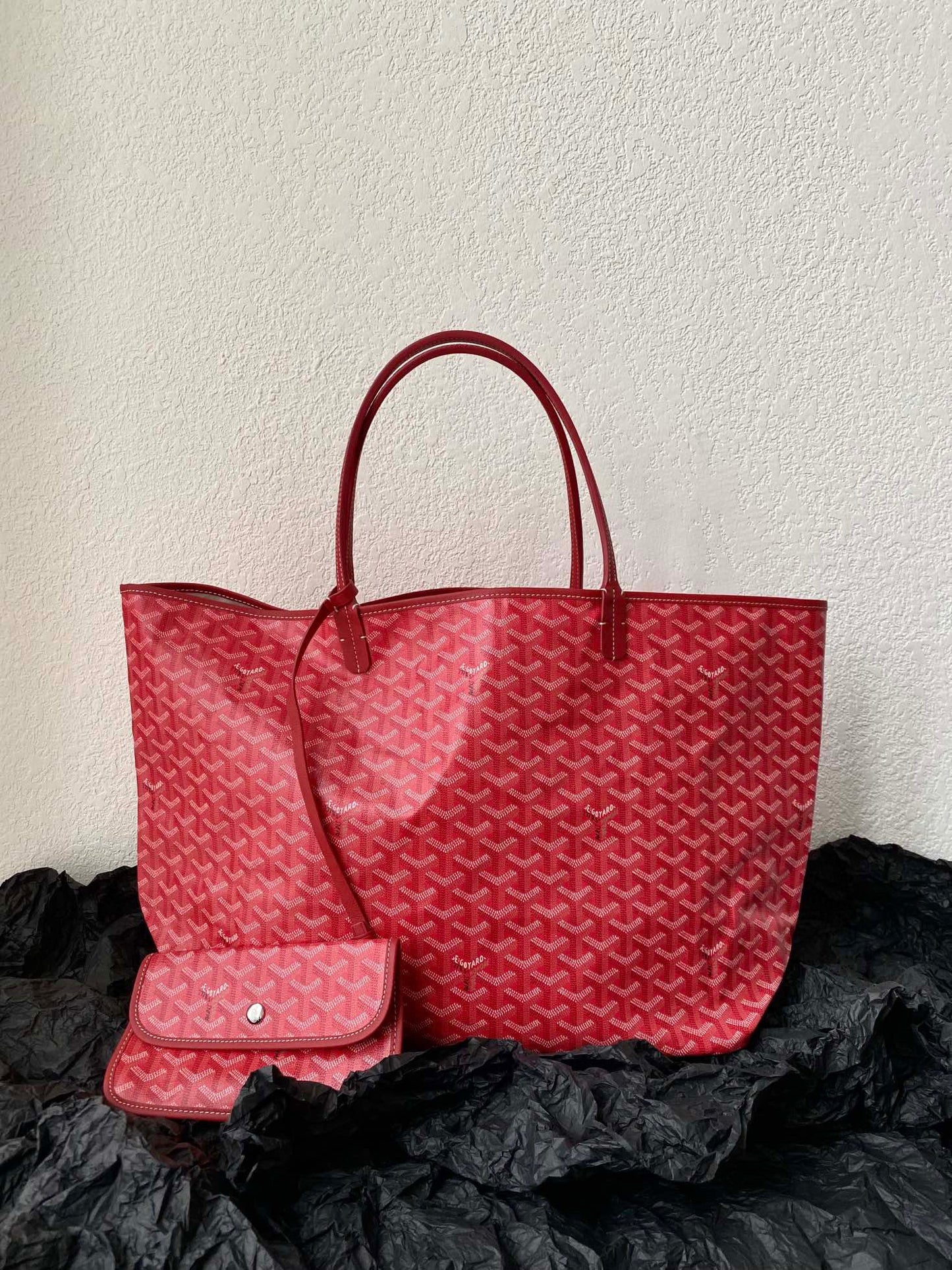 SAINT LOUIS GM 40CM RED CANVAS - 40cm x 34cm x 20cm