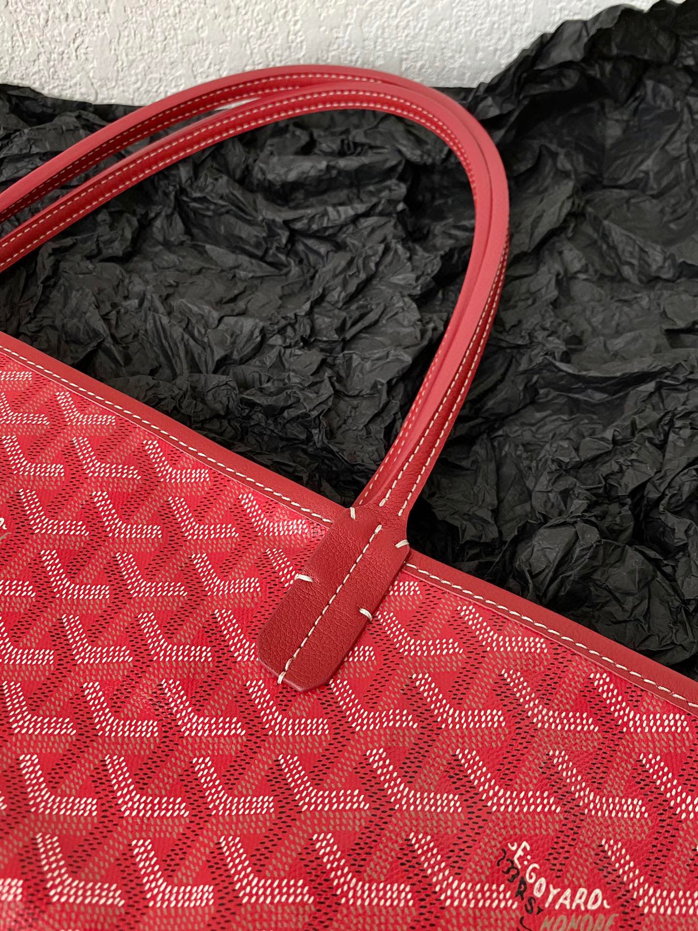 SAINT LOUIS GM 40CM RED CANVAS - 40cm x 34cm x 20cm