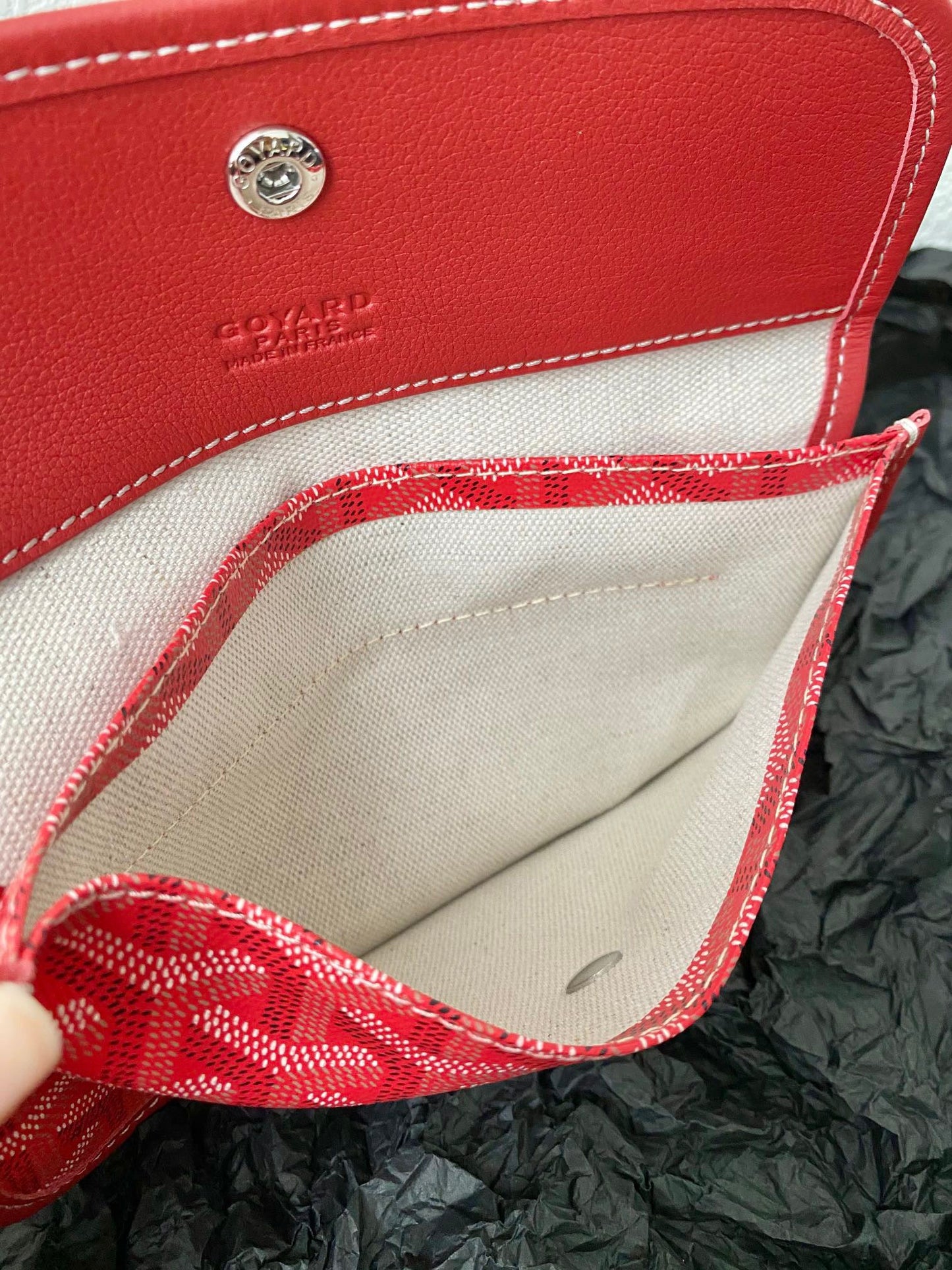 SAINT LOUIS GM 40CM RED CANVAS - 40cm x 34cm x 20cm