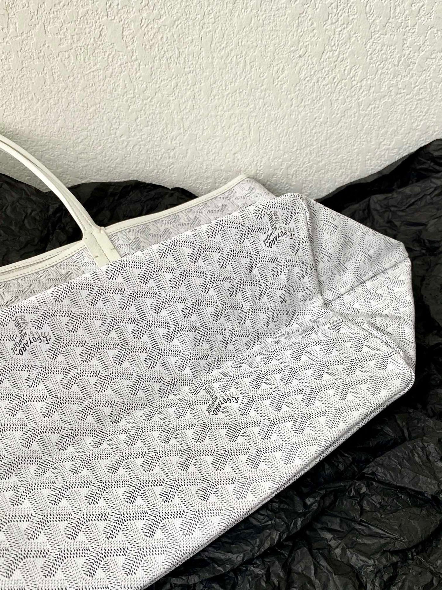 SAINT LOUIS GM 40CM WHITE CANVAS - 40cm x 34cm x 20cm