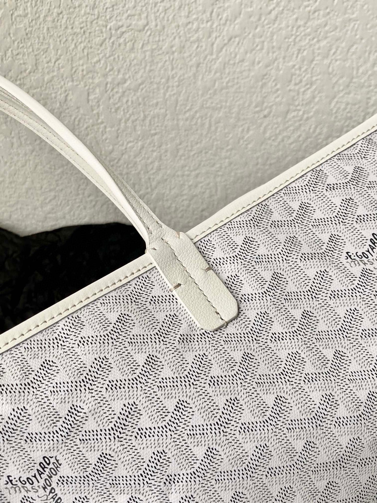 SAINT LOUIS GM 40CM WHITE CANVAS - 40cm x 34cm x 20cm