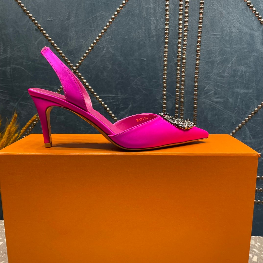 LV MET SLINGBACK PUMP PINK - 35