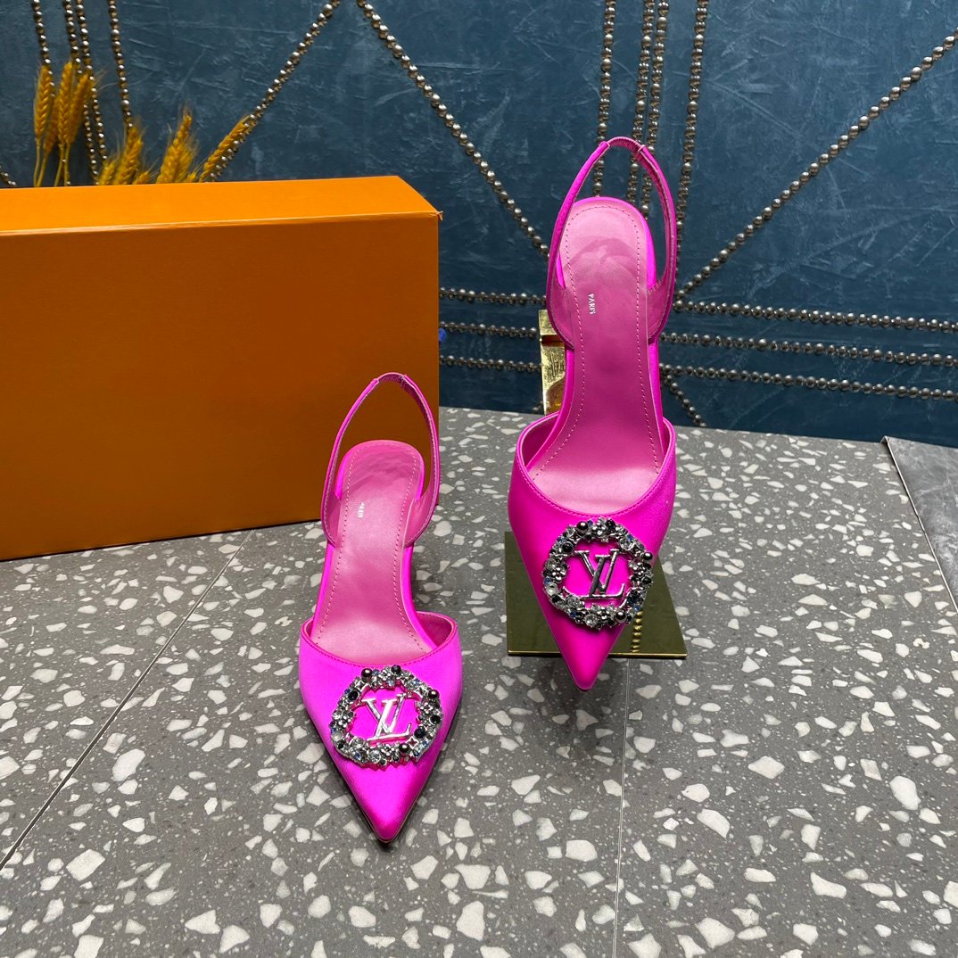 LV MET SLINGBACK PUMP PINK - 35