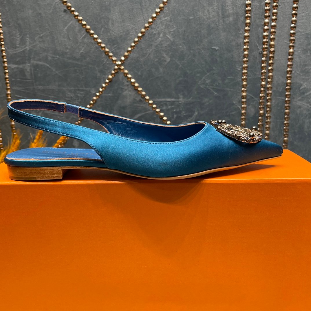 LV MET SLINGBACK BALLERINA BLUE - 35