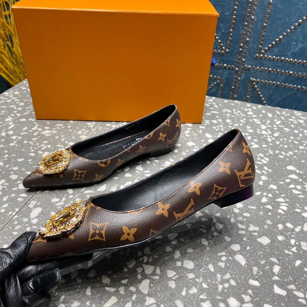 LV MET FLAT BALLERINA MONOGRAM - 35