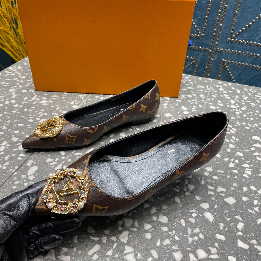 LV MET FLAT BALLERINA MONOGRAM - 35