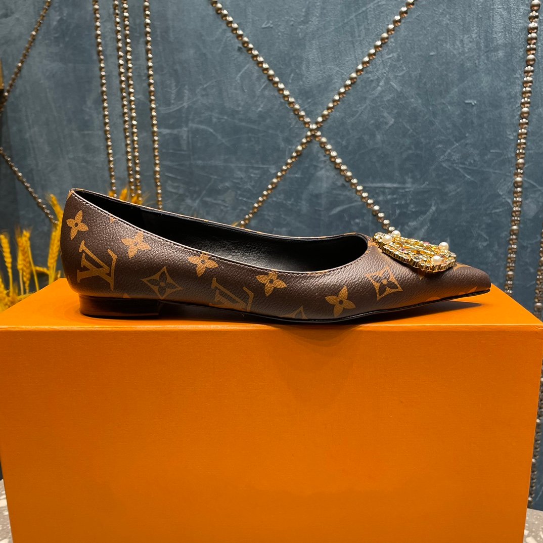 LV MET FLAT BALLERINA MONOGRAM - 35