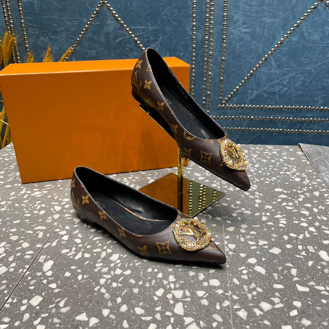 LV MET FLAT BALLERINA MONOGRAM - 35