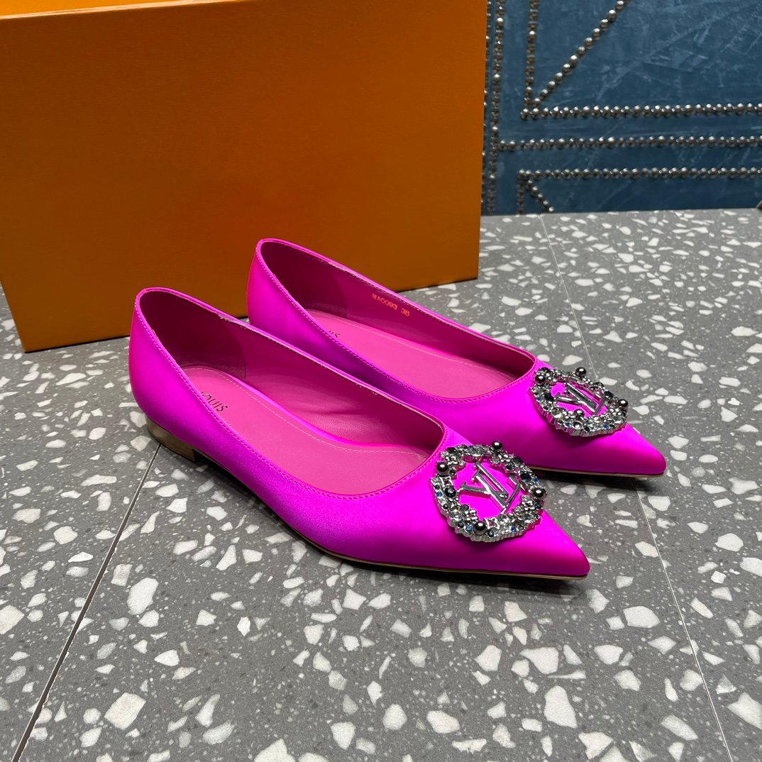 LV MET FLAT BALLERINA PINK - 35