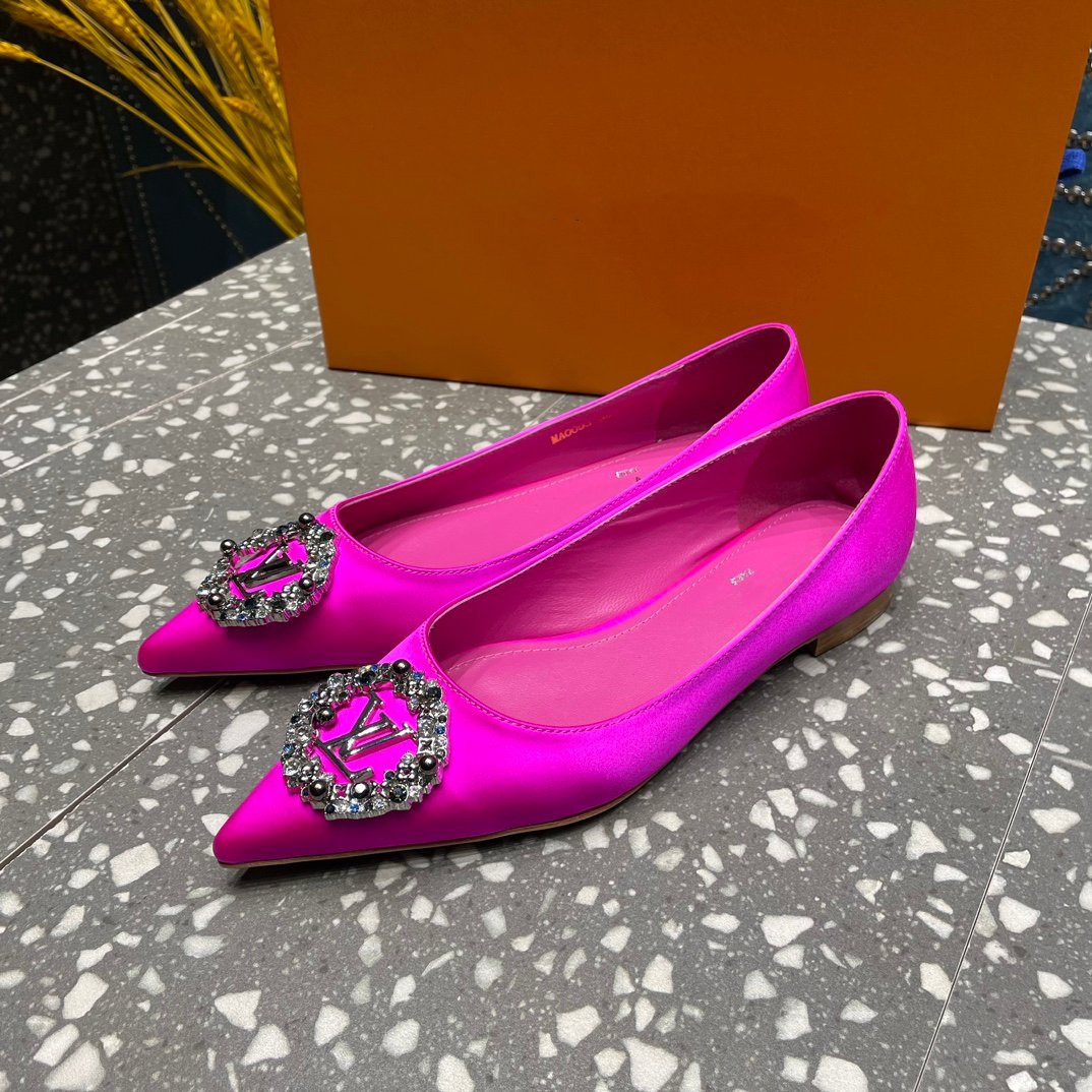 LV MET FLAT BALLERINA PINK - 35