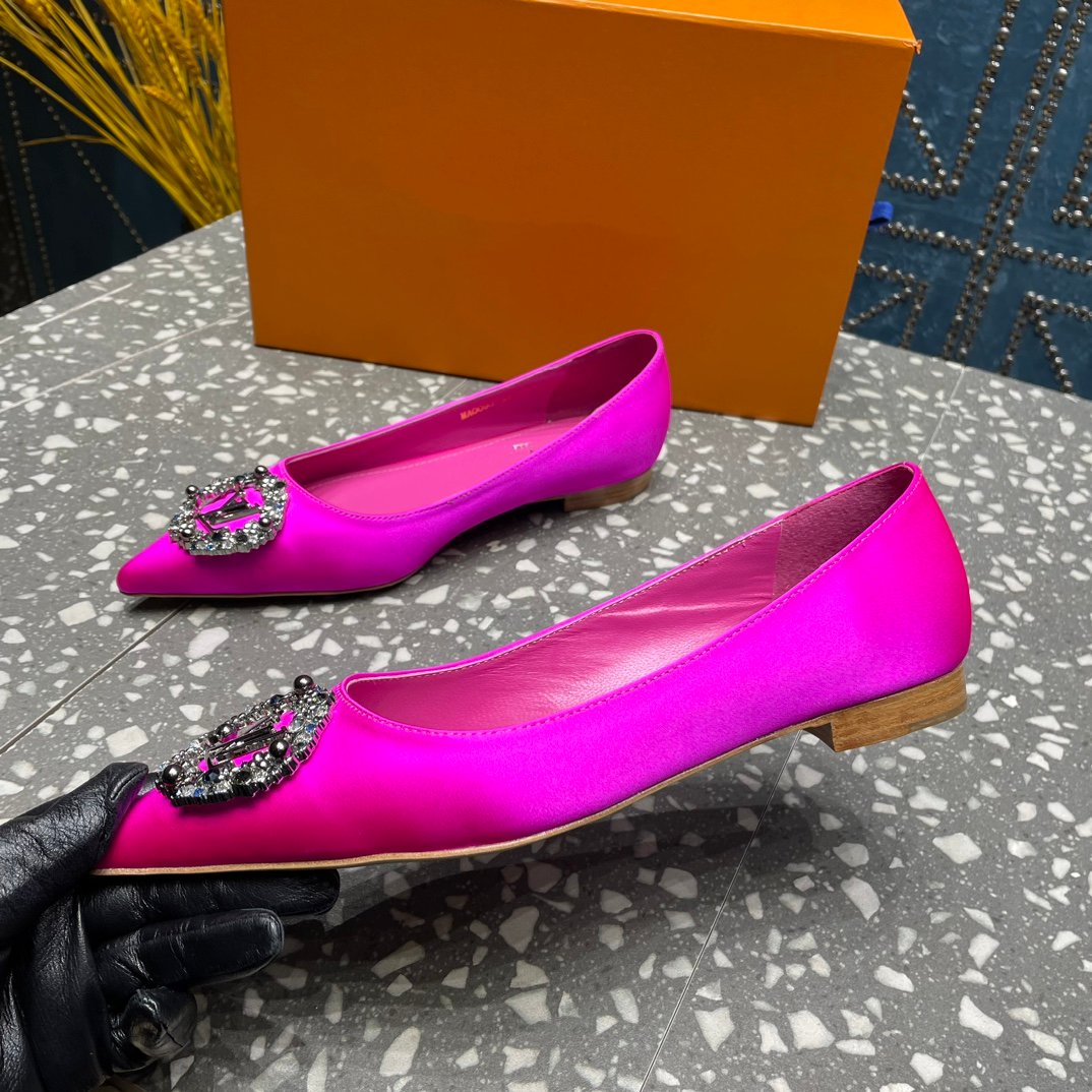 LV MET FLAT BALLERINA PINK - 35