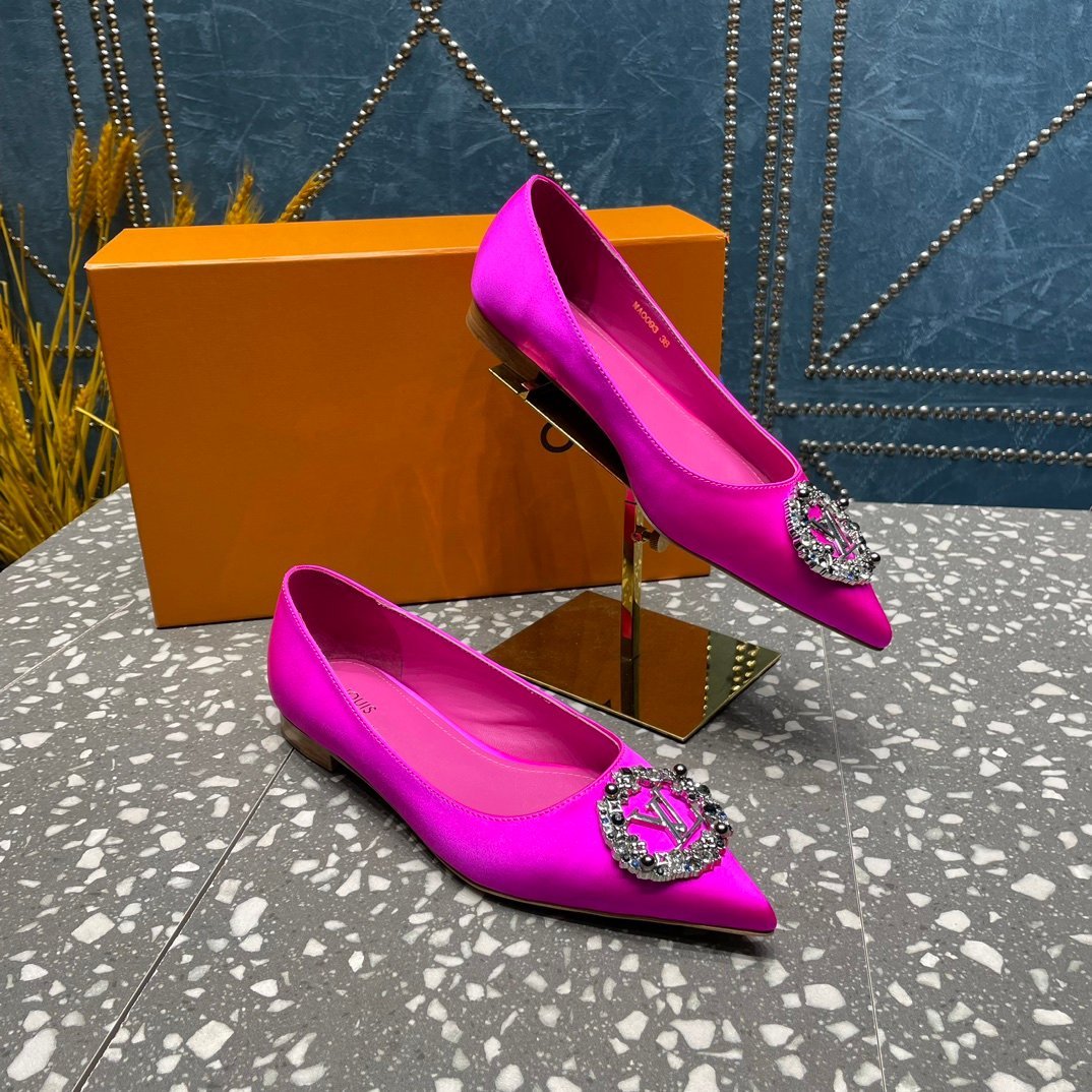 LV MET FLAT BALLERINA PINK - 35