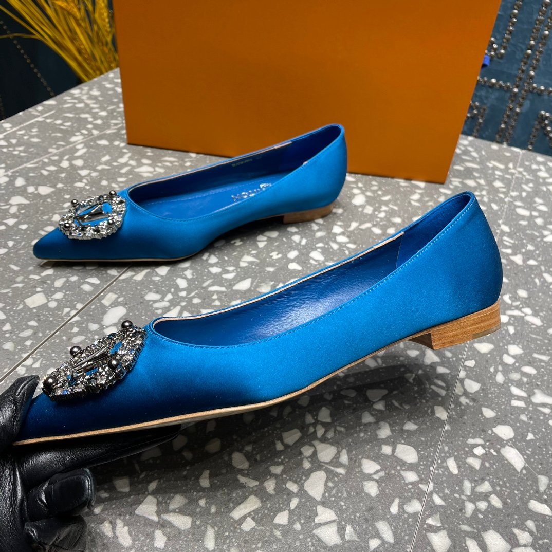 LV MET FLAT BALLERINA BLUE - 35