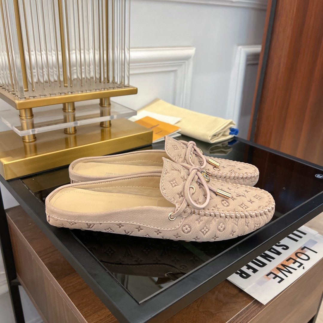 LV COSY FLAT LOGO STAMPING BEIGE - 35