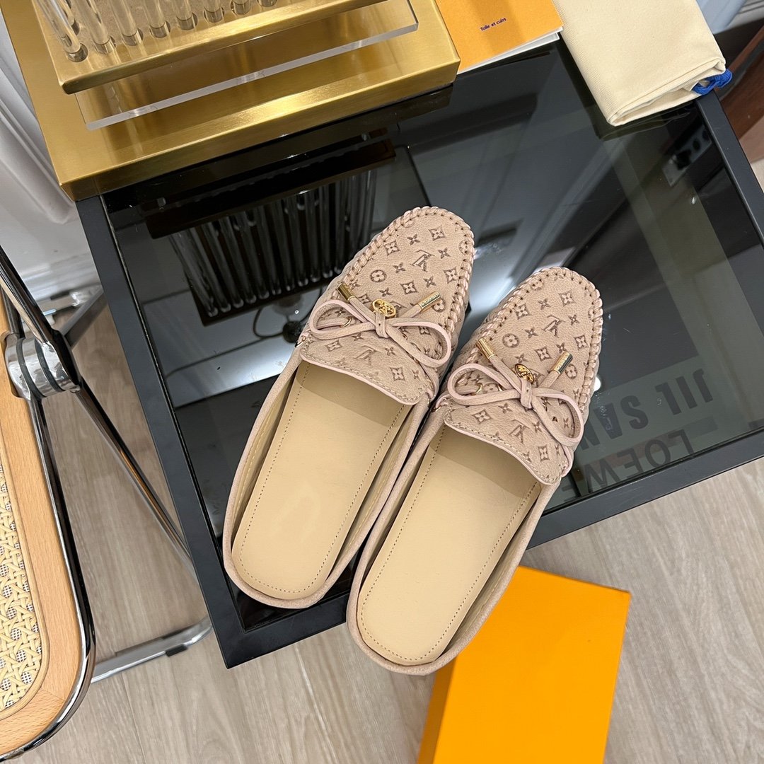 LV COSY FLAT LOGO STAMPING BEIGE - 35