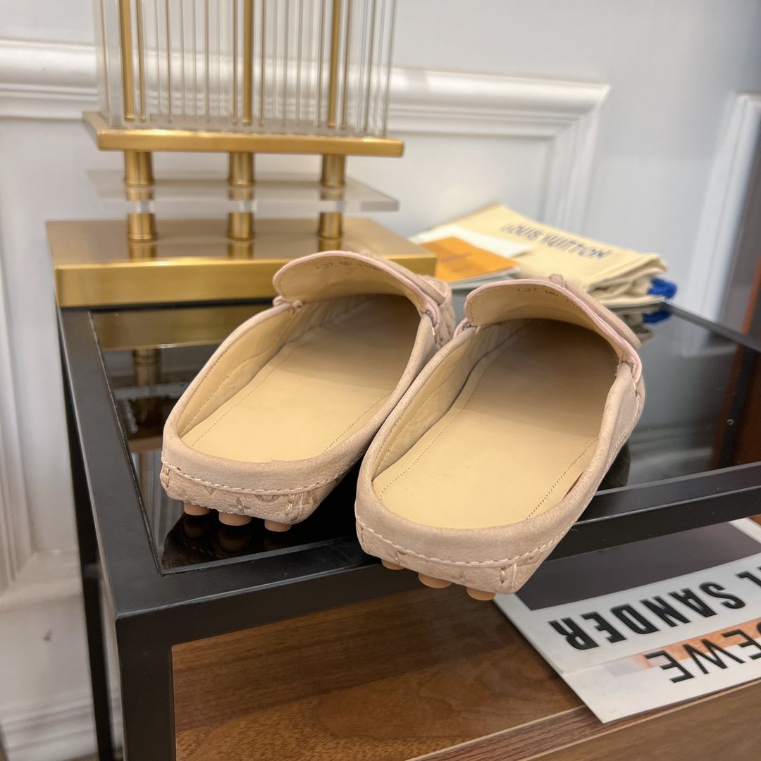 LV COSY FLAT LOGO STAMPING BEIGE - 35