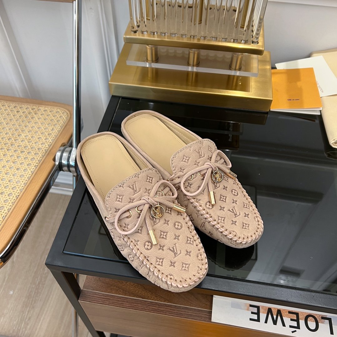 LV COSY FLAT LOGO STAMPING BEIGE - 35