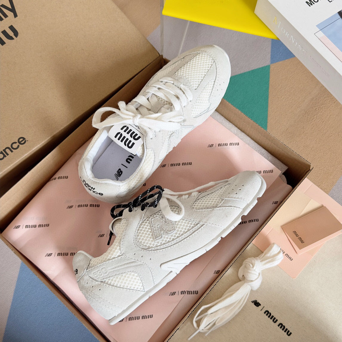 MIUMIU x NB White Sneakers 530 - 35