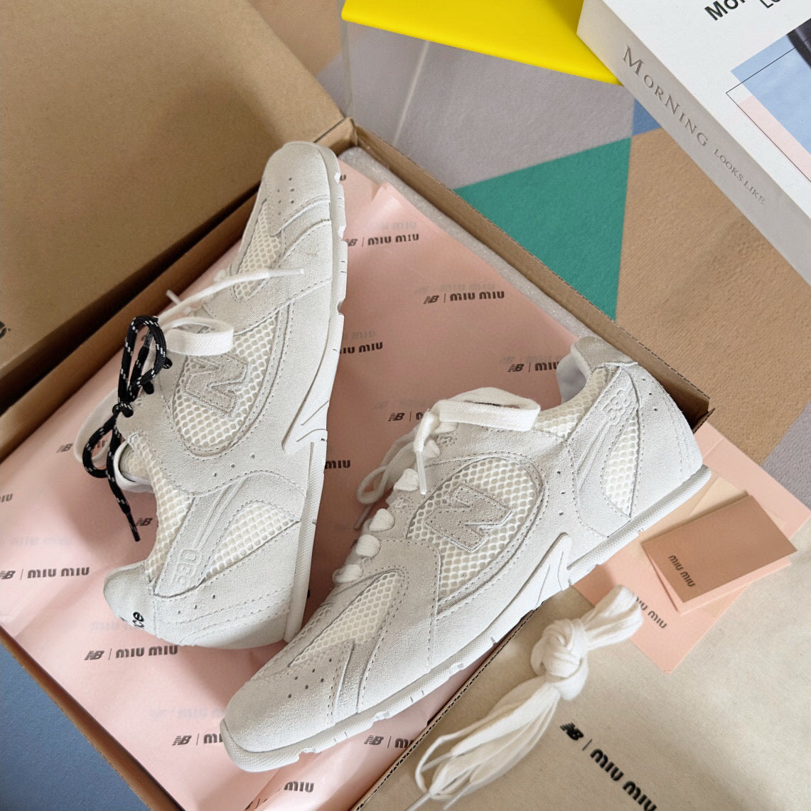 MIUMIU x NB White Sneakers 530 - 35