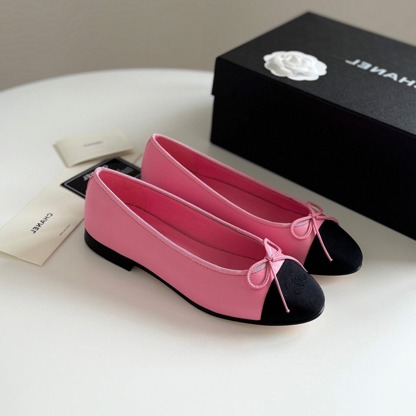 BALLET FLATS TAFFY BLACK LAMBSKIN - 35