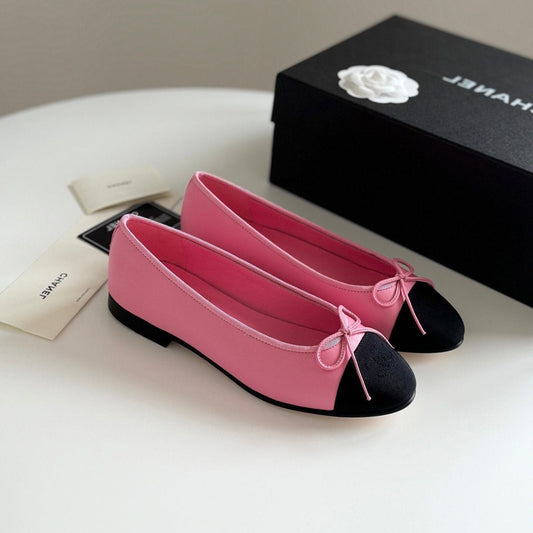 BALLET FLATS TAFFY BLACK LAMBSKIN - 35