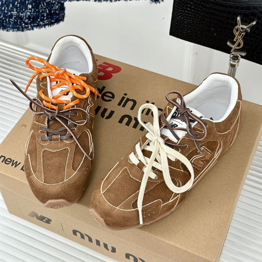 MIUMIU x NB BROWN Sneakers 530 SUEDE - 35