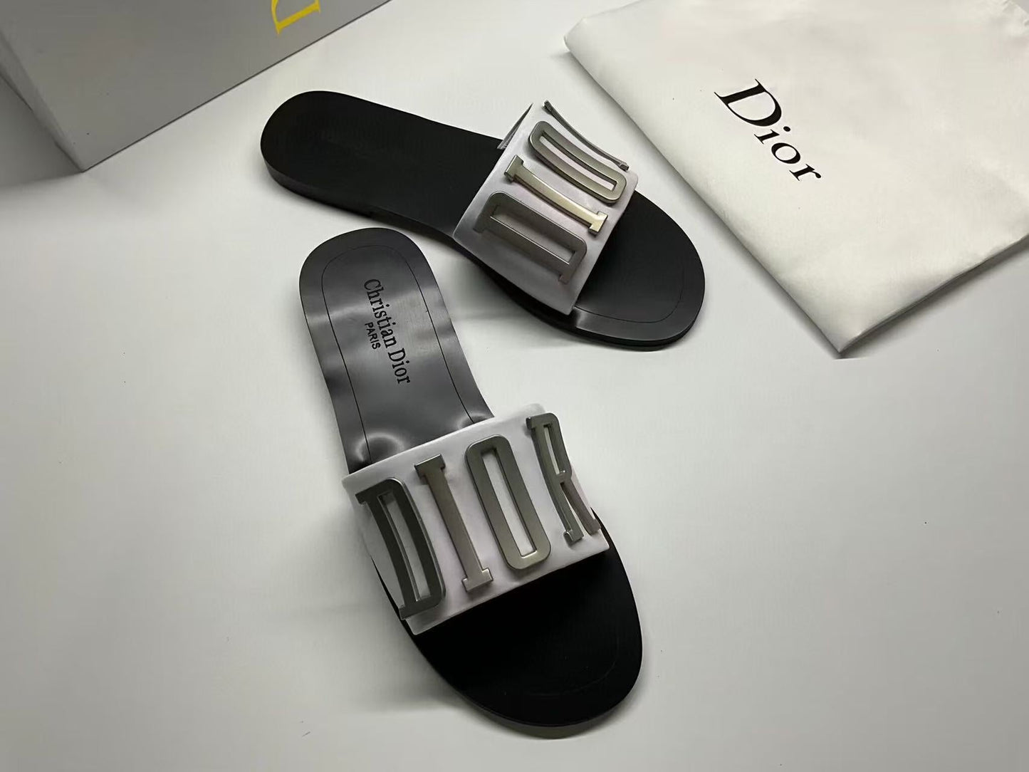 CD SLIDE REVOLUTION BLACK MIX GREY SHW - 35