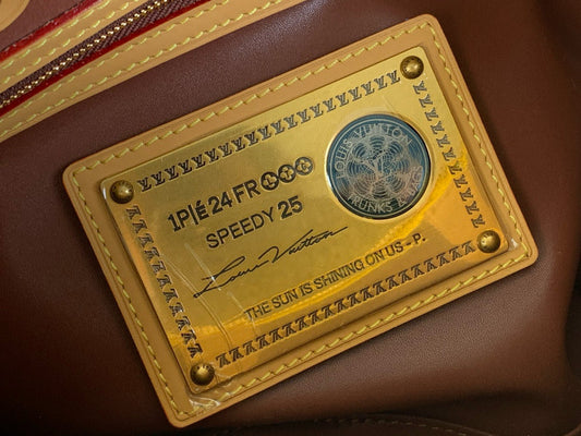 SPEEDY P9 BANDOULIÈRE 25 З ЖОВТОЇ ТЕЛЯЧОЇ ШКІРИ MONOGRAM