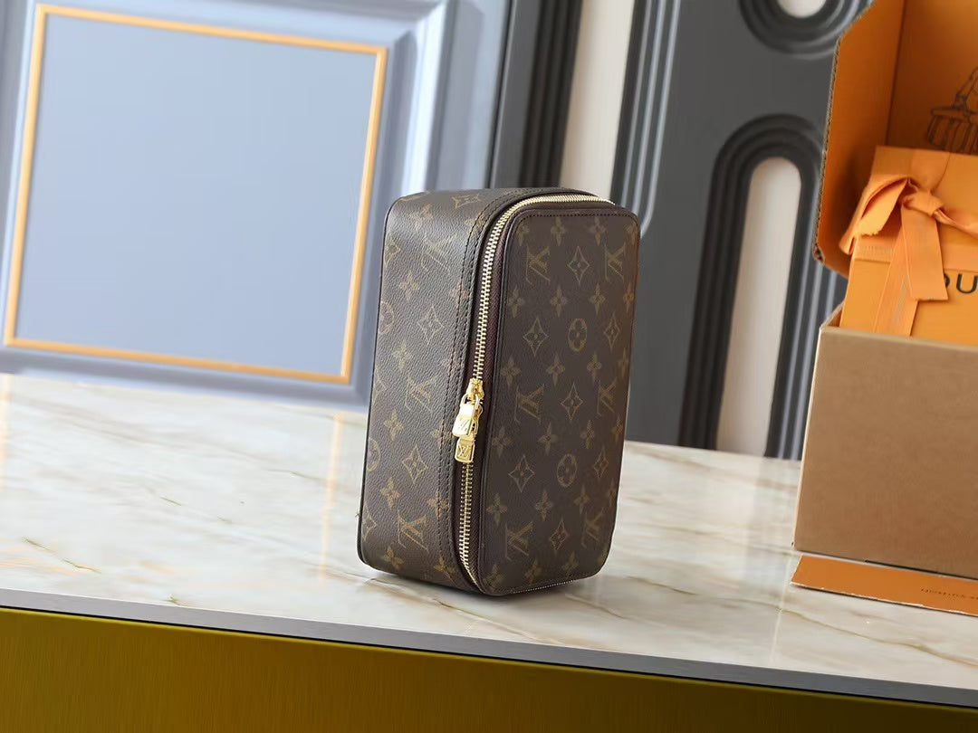 PACKING CUBE MM/PM/GM IN BROWN MONOGRAM CANVAS - MM