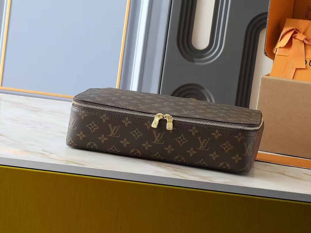PACKING CUBE MM/PM/GM IN BROWN MONOGRAM CANVAS - MM