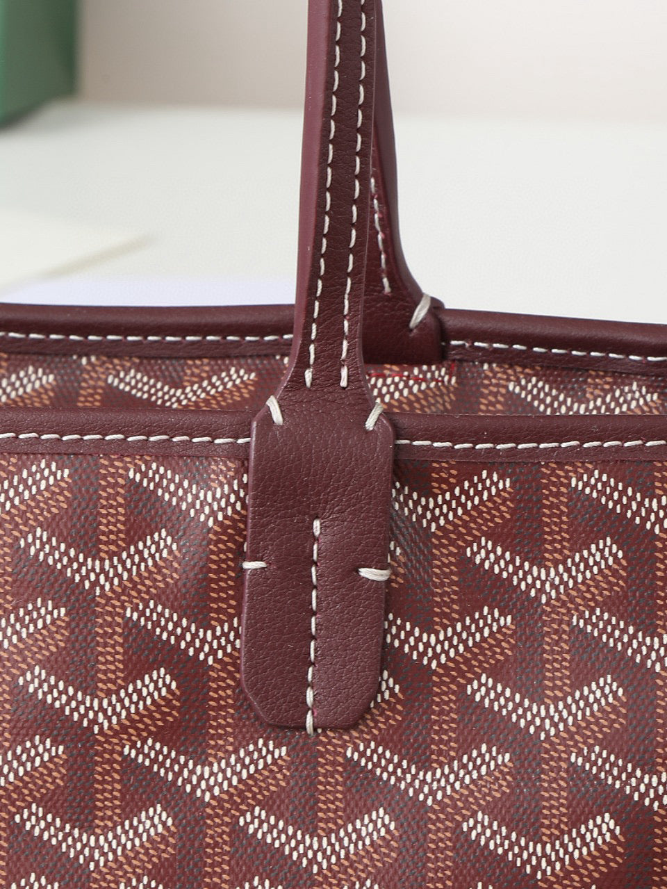 SAINT LOUIS MM 30CM BURGUNDY CANVAS - 25 cm x 14 cm x 30 cm