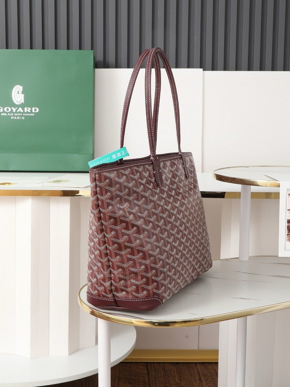 SAINT LOUIS MM 30CM BURGUNDY CANVAS - 25 cm x 14 cm x 30 cm